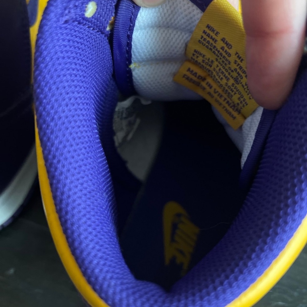 Nike High Dunk Lakers Mens 8 - Picture 7 of 8